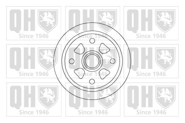 QUINTON HAZELL Тормозной барабан BDR495